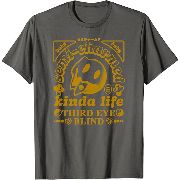 トップス Third eye Blind Amazon.com: Third Eye Blind Self-Titled Vintage Crackle T
